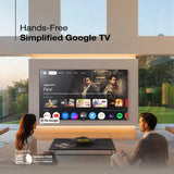Sansui 190cm (75 Inch) 4K Ultra HD QLED Smart Google TV - HDR10+/HLG, Dolby Vision, Far Field Voice control, Dolby Atmos, Screen Sharing, Google Assistant, JSW75UG23QF