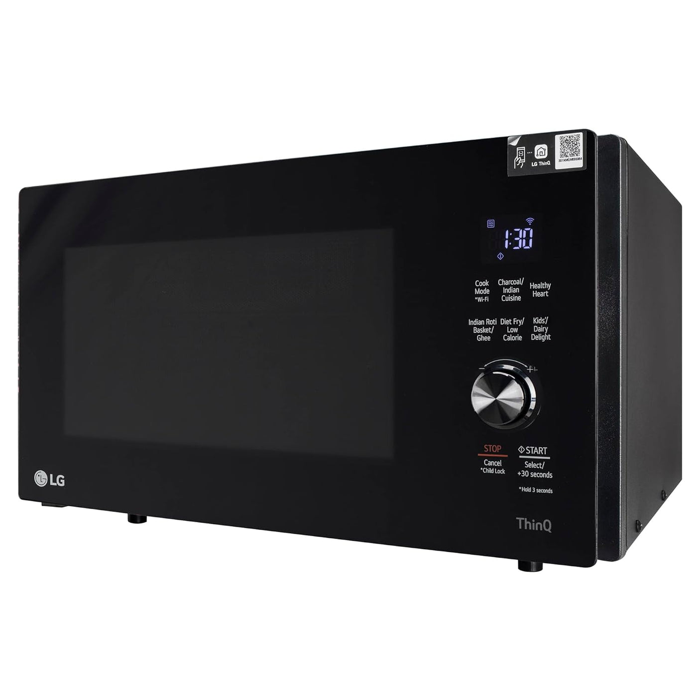 LG 28 L Wi-Fi Enabled Charcoal Convection Healthy Microwave Oven (MJEN286UFW, Black, Diet Fry) - 2023 Model