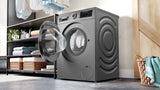 Bosch 10.5/6 KG Inverter Fully Automatic Front Load Washer Dryer (2025 Model, WNA2E4UCIN, 1400 RPM, 14 Wash Programs, LED touch display, Wash & Dry in 60 Mins, Cast Iron Grey)