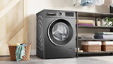 Bosch 10.5/6 KG Inverter Fully Automatic Front Load Washer Dryer (2025 Model, WNA2E4UCIN, 1400 RPM, 14 Wash Programs, LED touch display, Wash & Dry in 60 Mins, Cast Iron Grey)