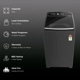 Whirlpool 8 kg Top Load Washing Machine | 31692 | 5 Star Energy Rating, Stainwash Pro, Grey