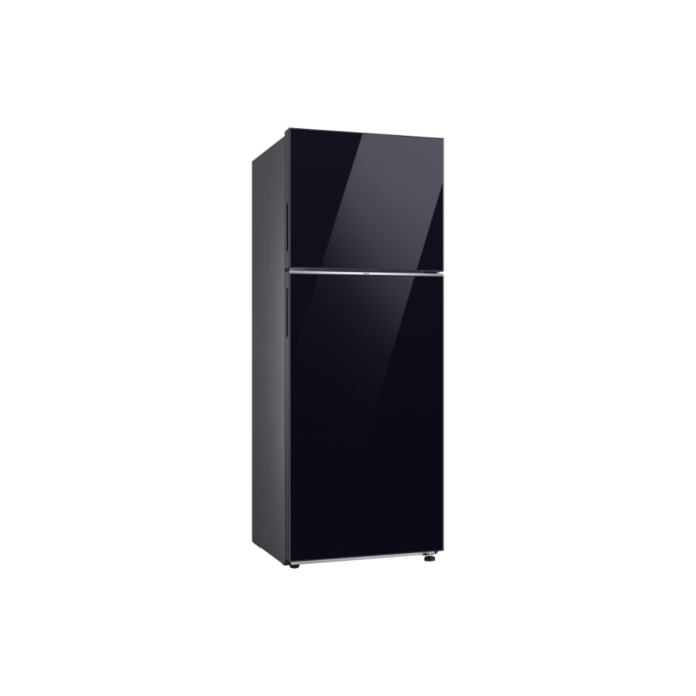 Samsung 465 L 1 Star Frost Free Double Door Refrigerator, Clean Black Glass (RT51DB682A22TL)