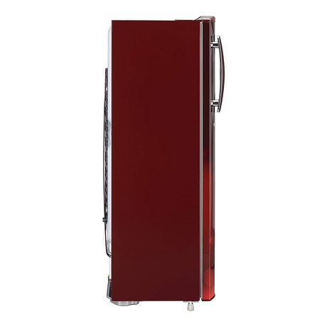 Refrigerator Excellence: LG 270L Single Door Fridge, Scarlet Charm