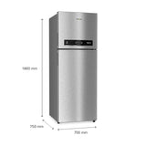 Whirlpool 467 L 2 Star Intellifresh Convertible Inverter Frost Free Double Door Refrigerator (IF INV CNV 515 ALPHA STEEL (2S)-Z)