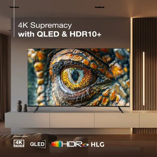 Sansui 65-Inch 4K QLED Smart TV | Google TV, HDR10+, Dolby Atmos, MEMC 120Hz HSR | JSW65UG23Q