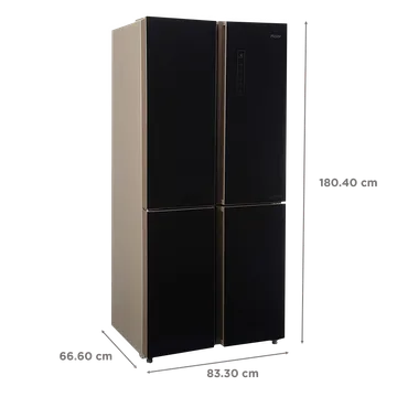 Haier glass fridge deals