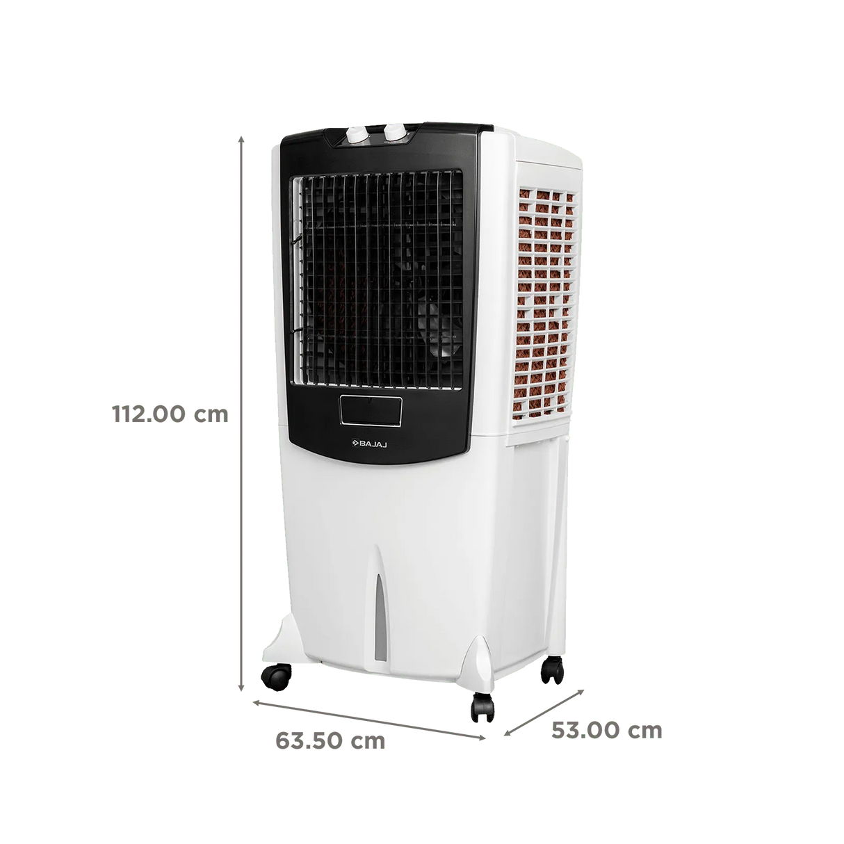 Bajaj Shield Series Mighty 104 L Desert Air Cooler White – High Airflow Turbo Cooling