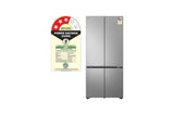LG 610L French Door Refrigerator, GV-B25FFLMB ,Fresh Converter+, Wi-Fi Convertible, DoorCooling+™, Prime Silver Finish, 3 Star