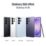 Samsung Galaxy S26 Ultra 5G (Cobalt Violet, 12GB RAM, 256GB Storage) | 200MP Camera & Snapdragon 8 Elite Gen 5