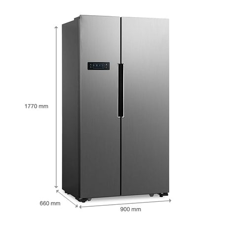 Whirlpool 570L SBS Inverter Multi-Door Refrigerator - Steel Grey (W.POOL REF 21194)