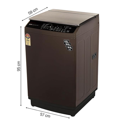 Efficient Washing: IFB TL - SBRS 8 kg Aqua Top Load Machine, 720 rpm, Brown.