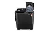 LG 11.5Kg Semi Automatic Top Load Washing Machine, Roller Jet Pulsator + Soak, Full Black (P115ASLAZ)