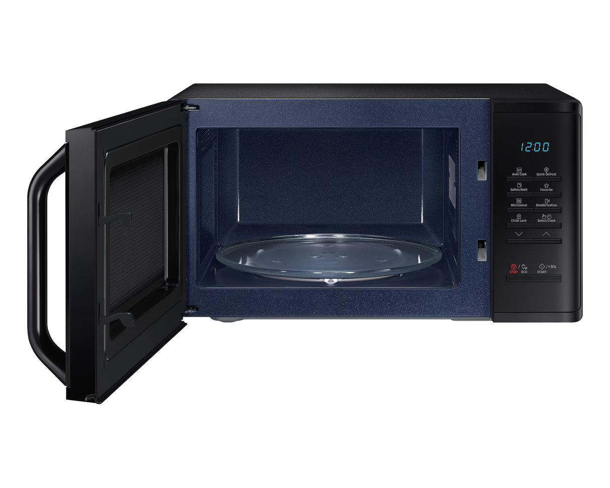 Samsung 23L Solo Microwave Oven MS23A3513AK | 800W Power | Quick Defrost | Ceramic Enamel Interior