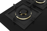Bosch PNH6B6F20I 6-Burner Built-In Gas Hob: Toughened Glass Top, Flame Failure Device