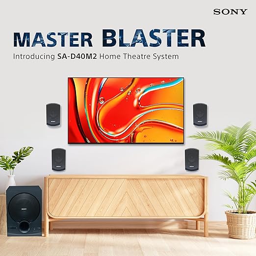 Sony SA-D40M2 4.1 Home Audio System with Surround Sound & Wireless Bluetooth Streaming