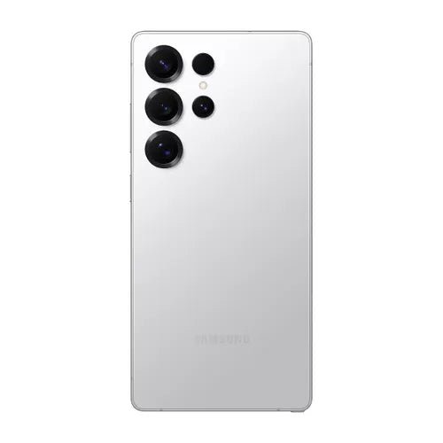 Samsung Galaxy S25 Ultra 5G Smartphone, 12GB RAM, 256GB Internal Storage, Titanium Whitesilver, Professional Camera System, Intelligent AI Features, 5G Connectivity & Premium Titanium Build