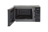 LG MS2043BP 20L Solo Microwave Oven with Grill, i-Wave Technology, Anti-Bacteria Cavity, Glass Door – Floral Black