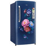 LG 224L Double Door Refrigerator | GL-D2336YARS | Smart Inverter Compressor, Red Silver Finish