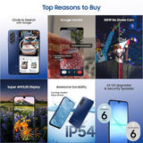 Samsung Galaxy A17 5G Smartphone (Blue, 6GB RAM, 128GB Storage) | 50MP No-Shake Camera | AI Features with Gemini Live & Circle to Search | Super AMOLED Display | Corning Gorilla Glass Victus | 7.5mm Slim Design