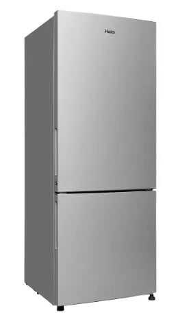 Haier 300 L, 2 Star, BrushLine Silver Finish Bottom Mounted Frost Free Refrigerator