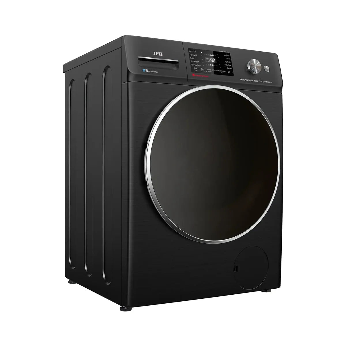 IFB 11 kg 5 Star Wi-Fi Inverter Fully Automatic Front Load Washing Machine (Executive Plus BXN 1114KH, AI Technology, Black )