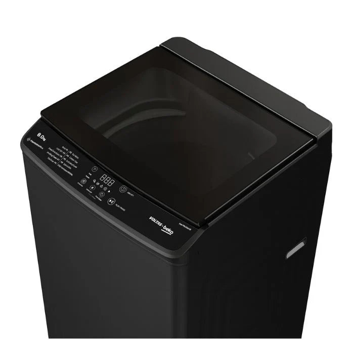 Voltas Beko 8 Kg Top Load Washing Machine | 5 Star Energy Rating | Fully Automatic | Grey (WTL8006UAA)