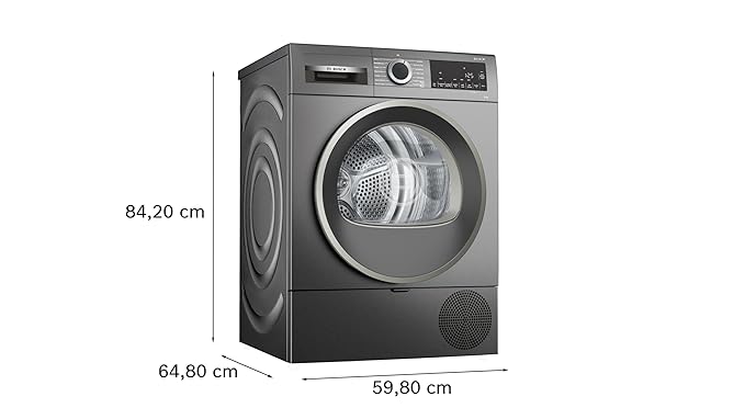 Bosch 9 kg Front Load Condenser Tumble Dryer WQG2420RIN (2026) | 100% Drying, Anti-Allergen, Ready-to-Wear