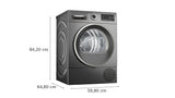 Bosch 9 kg Front Load Condenser Tumble Dryer WQG2420RIN (2026) | 100% Drying, Anti-Allergen, Ready-to-Wear