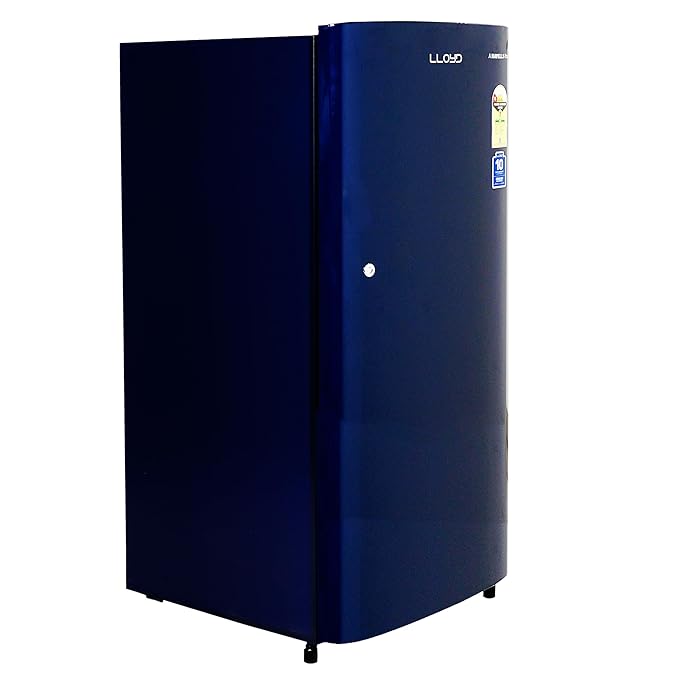 Lloyd Havells 188 L 1 Star Direct-Cool Single Door Refrigerator (2024 Model, GLDC201GRBT1JC,Royal BLUE)