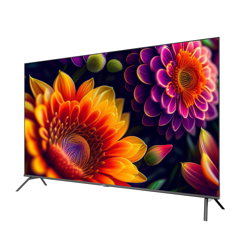 SANSUI 127 cm (50 inches) 4K UHD Smart Google QLED TV, Black