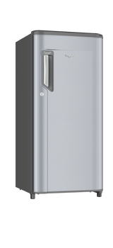 Icemagic 184L 2 Star Single Door Fridge – Powercool Series | Imperial Steel (73582)