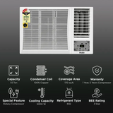 Haier 1.5 Ton 3 Star Inverter Window AC | Copper Condenser | Micro Anti-Bacterial Filter | Powerful Cooling | HWA18-W3NB-PI | 2026 Model