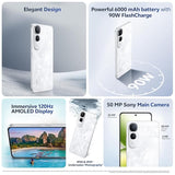 Vivo Y400 5G (Glam White, 8GB RAM, 128GB Storage) | 5G Smartphone | AMOLED Display | AI Camera | Fast Charging | Long-Lasting Battery | Sleek & Stylish Design