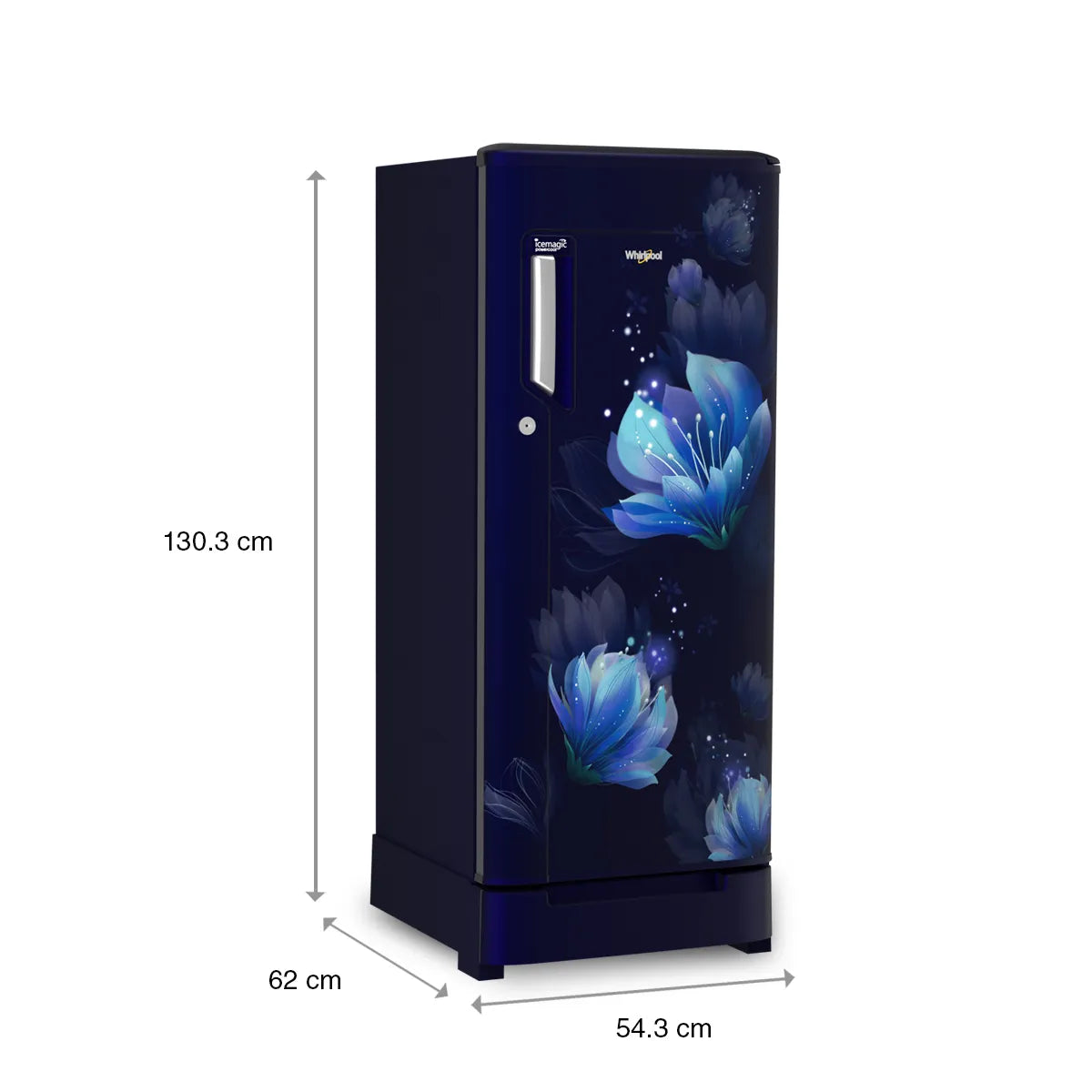 Whirlpool IceMagic PowerCool 184L Single Door Refrigerator with Base Drawer | Belita, 2 Star, No.1 in Ice Making
