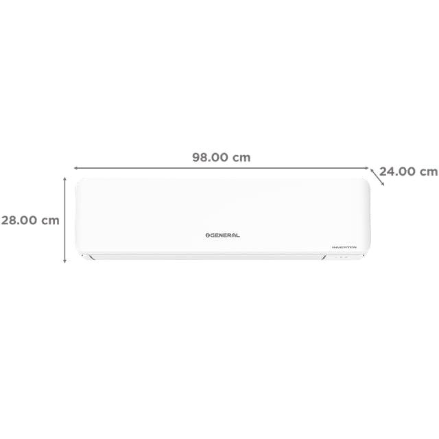 2 Ton 3 Star Inverter Split AC ASGG24CPWA-B (2026 Model) – Heavy Cooling, Copper Condenser, Coanda Airflow, Smart Features, White