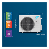 Daikin 1.5 Ton 2 Star Fixed Speed Split AC 2026 Model | Power Chill Technology | PM2.5 Air Filter | Copper Condenser | FTQ50XV16UCB