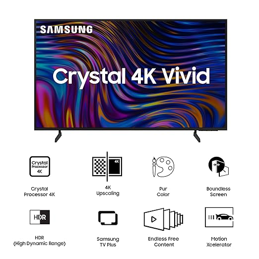 Samsung 138 cm (55 inches) 4K Ultra HD Smart LED TV UA55DUE70BKLXL (Black)