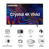 Samsung 138 cm (55 inches) 4K Ultra HD Smart LED TV UA55DUE70BKLXL (Black)