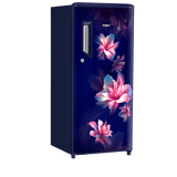 Whirlpool 192L  3 Star Single-Door Refrigerator | Icemagic Powercool | Sapphire Flower Rain (Blue) (73377)