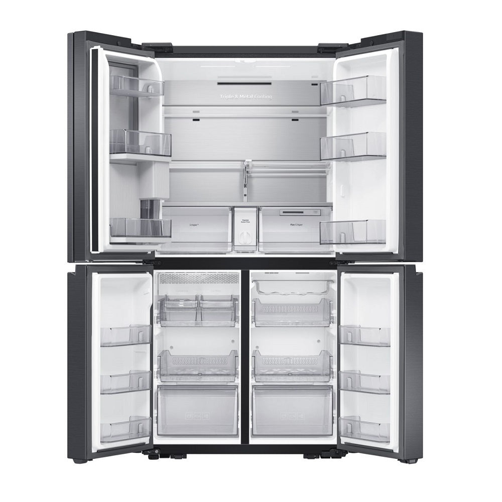 Home Appliances: Opt for the best with Samsung's 865 L French Door Refrigerator in Black Caviar.