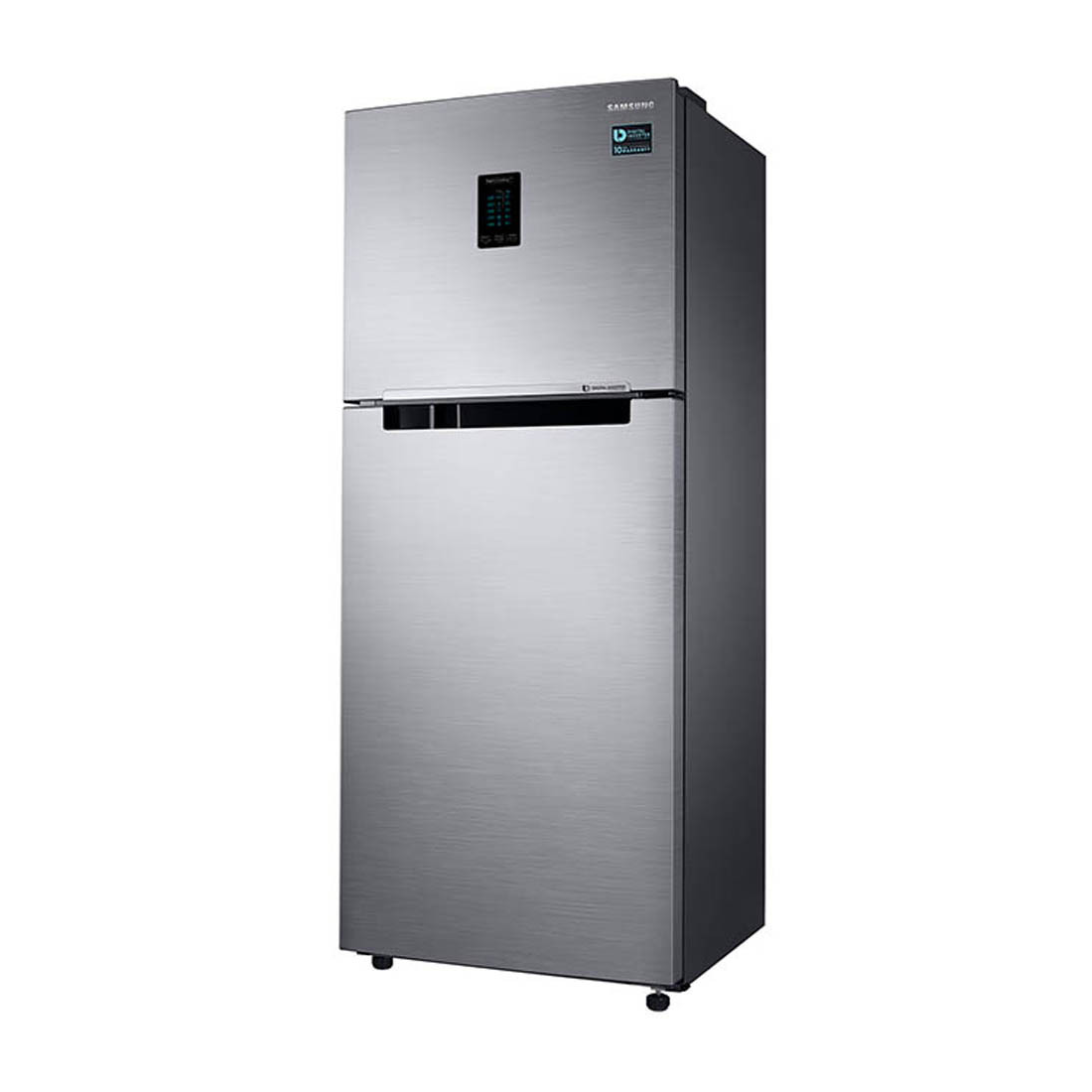 Best pick: Samsung 301L Double Door Refrigerator, Elegant Inox, 2 Star.