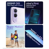 Vivo V70 FE 8GB/256GB | Dimensity 7300, 50MP OIS Camera, 6500mAh Battery, 90W, Nova Light Purple