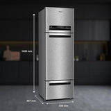 Whirlpool 240 L Triple-Door Refrigerator (FP 263D PROTTON ROY ALPHA STEEL (N) - 20807)