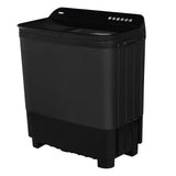 Haier 9 Kg 5-Star Semi Automatic Top Load Washing Machine | Magic Filter, Rat Mesh, Toughened Glass Lid (Black)