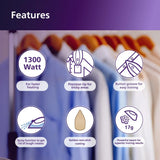 Philips GC1920/28 Steam Iron: Non-Stick Soleplate, Steam &amp; Spray Function, Cool-Touch Handle