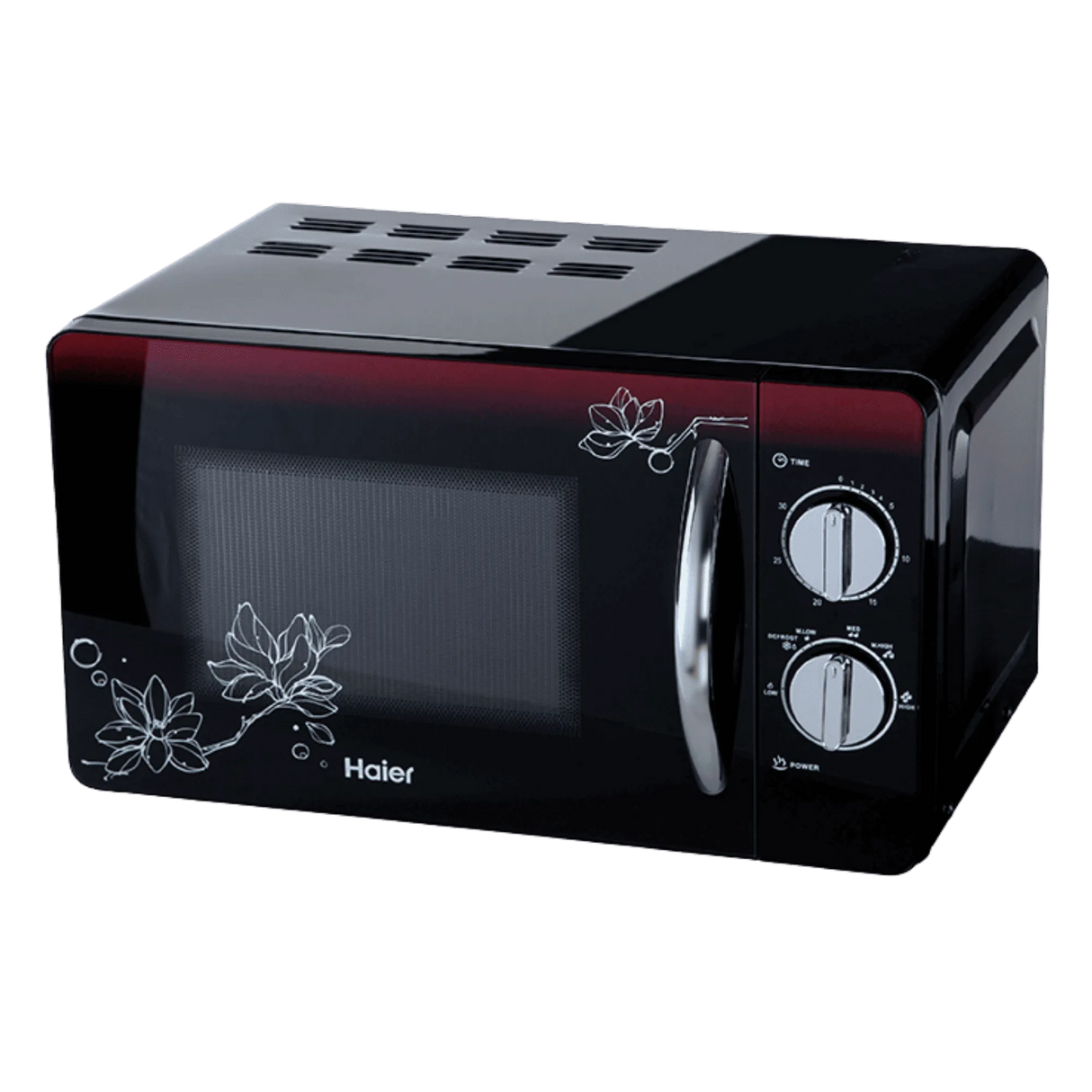 Haier 20L Solo Microwave Oven HIL2002MFPH (Black) – Compact, Even Heating, Easy Control