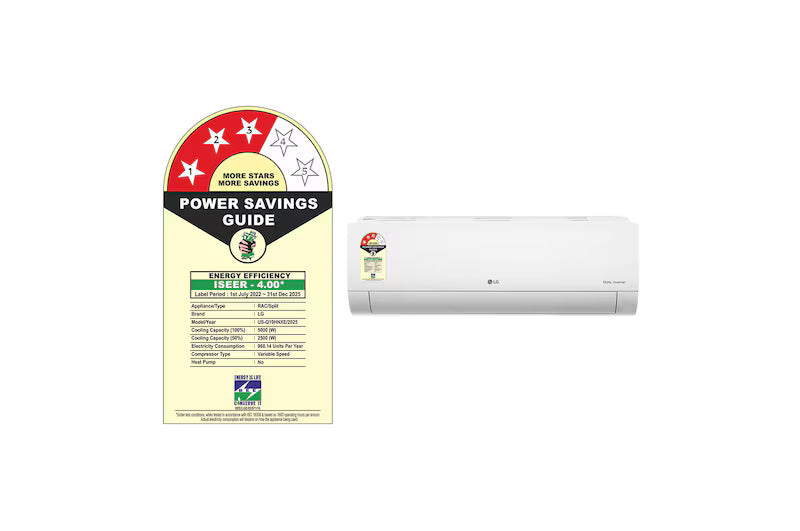 LG 1.5 Ton 3 Star Split AC  - Efficient Cooling | Smart Sensors | Auto Clean & Health-Friendly Modes | (US-Q19HNXE)