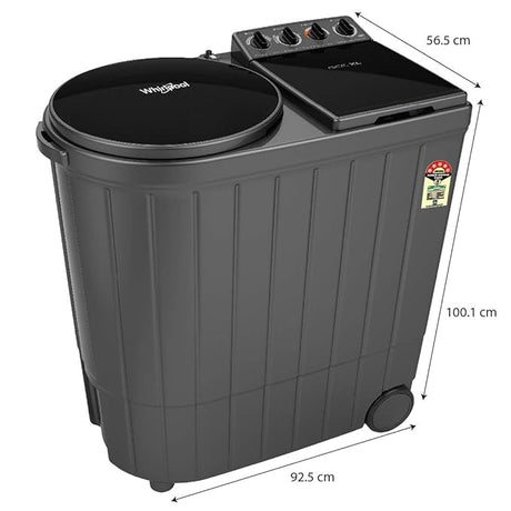Whirlpool 10.5kg Ace XL Semi-Automatic Washer (Grey, In-Built Heater) (W.POOL WM 30237)