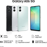 Samsung Galaxy A06 5G 4GB/64GB | Dimensity 6300, 12 5G Bands, 5000mAh Battery, Light Gray