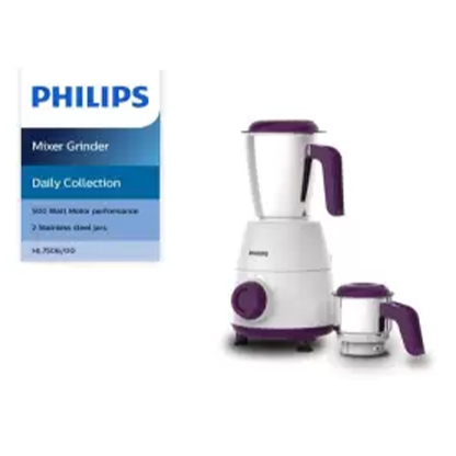 Unleash convenience: Philips 500W Mixer Grinder HL7506/00 - Best stand mixer.